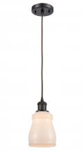 Innovations Lighting 516-1P-OB-G391-LED - Ellery - 1 Light - 5 inch - Oil Rubbed Bronze - Cord hung - Mini Pendant