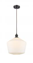  516-1P-OB-G651-12 - Cindyrella - 1 Light - 12 inch - Oil Rubbed Bronze - Cord hung - Mini Pendant