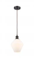 Innovations Lighting 516-1P-OB-G651-8-LED - Cindyrella - 1 Light - 8 inch - Oil Rubbed Bronze - Cord hung - Mini Pendant