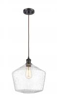  516-1P-OB-G654-12 - Cindyrella - 1 Light - 12 inch - Oil Rubbed Bronze - Cord hung - Mini Pendant