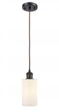 Innovations Lighting 516-1P-OB-G801-LED - Clymer - 1 Light - 4 inch - Oil Rubbed Bronze - Cord hung - Mini Pendant
