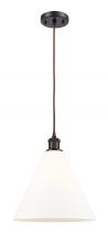  516-1P-OB-GBC-121 - Berkshire - 1 Light - 12 inch - Oil Rubbed Bronze - Cord hung - Mini Pendant