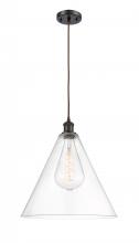  516-1P-OB-GBC-162 - Berkshire - 1 Light - 16 inch - Oil Rubbed Bronze - Cord hung - Pendant