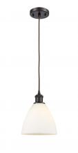 Innovations Lighting 516-1P-OB-GBD-751-LED - Bristol - 1 Light - 8 inch - Oil Rubbed Bronze - Cord hung - Mini Pendant