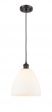 Innovations Lighting 516-1P-OB-GBD-91-LED - Bristol - 1 Light - 9 inch - Oil Rubbed Bronze - Cord hung - Mini Pendant