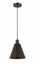 Innovations Lighting 516-1P-OB-MBC-8-OB-LED - Berkshire - 1 Light - 8 inch - Oil Rubbed Bronze - Cord hung - Mini Pendant