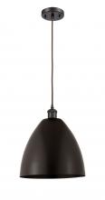 Innovations Lighting 516-1P-OB-MBD-12-OB-LED - Bristol - 1 Light - 12 inch - Oil Rubbed Bronze - Cord hung - Mini Pendant