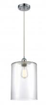  516-1P-PC-G112-L - Cobbleskill - 1 Light - 9 inch - Polished Chrome - Cord hung - Mini Pendant