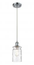  516-1P-PC-G352-LED - Candor - 1 Light - 5 inch - Polished Chrome - Cord hung - Mini Pendant