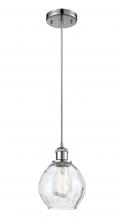  516-1P-PC-G362-LED - Waverly - 1 Light - 6 inch - Polished Chrome - Cord hung - Mini Pendant