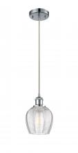  516-1P-PC-G462-6-LED - Norfolk - 1 Light - 6 inch - Polished Chrome - Cord hung - Mini Pendant