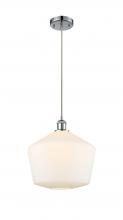  516-1P-PC-G651-12 - Cindyrella - 1 Light - 12 inch - Polished Chrome - Cord hung - Mini Pendant