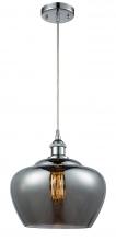  516-1P-PC-G93-L-LED - Fenton - 1 Light - 11 inch - Polished Chrome - Cord hung - Mini Pendant