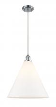  516-1P-PC-GBC-161 - Berkshire - 1 Light - 16 inch - Polished Chrome - Cord hung - Pendant