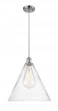  516-1P-PC-GBC-164 - Berkshire - 1 Light - 16 inch - Polished Chrome - Cord hung - Pendant