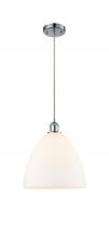  516-1P-PC-GBD-121 - Bristol - 1 Light - 12 inch - Polished Chrome - Cord hung - Mini Pendant