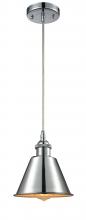  516-1P-PC-M8 - Smithfield - 1 Light - 7 inch - Polished Chrome - Cord hung - Mini Pendant