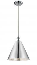  516-1P-PC-MBC-16-PC - Berkshire - 1 Light - 16 inch - Polished Chrome - Cord hung - Mini Pendant