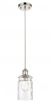  516-1P-PN-G352-LED - Candor - 1 Light - 5 inch - Polished Nickel - Cord hung - Mini Pendant