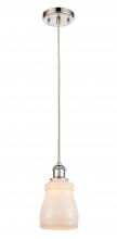  516-1P-PN-G391-LED - Ellery - 1 Light - 5 inch - Polished Nickel - Cord hung - Mini Pendant