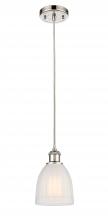 Innovations Lighting 516-1P-PN-G441-LED - Brookfield - 1 Light - 6 inch - Polished Nickel - Cord hung - Mini Pendant