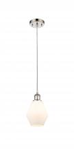  516-1P-PN-G651-6-LED - Cindyrella - 1 Light - 6 inch - Polished Nickel - Cord hung - Mini Pendant