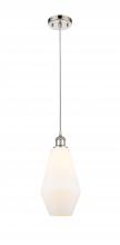  516-1P-PN-G651-7 - Cindyrella - 1 Light - 7 inch - Polished Nickel - Cord hung - Mini Pendant