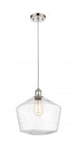  516-1P-PN-G654-12 - Cindyrella - 1 Light - 12 inch - Polished Nickel - Cord hung - Mini Pendant