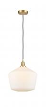  516-1P-SG-G651-12 - Cindyrella - 1 Light - 12 inch - Satin Gold - Cord hung - Mini Pendant