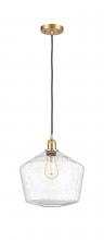  516-1P-SG-G654-12 - Cindyrella - 1 Light - 12 inch - Satin Gold - Cord hung - Mini Pendant