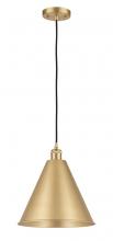  516-1P-SG-MBC-16-SG - Berkshire - 1 Light - 16 inch - Satin Gold - Cord hung - Mini Pendant