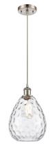  516-1P-SN-G372 - Waverly - 1 Light - 8 inch - Brushed Satin Nickel - Cord hung - Mini Pendant