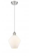  516-1P-SN-G651-8 - Cindyrella - 1 Light - 8 inch - Brushed Satin Nickel - Cord hung - Mini Pendant