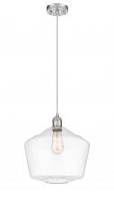  516-1P-SN-G652-12 - Cindyrella - 1 Light - 12 inch - Brushed Satin Nickel - Cord hung - Mini Pendant