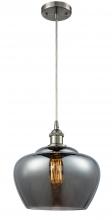 Innovations Lighting 516-1P-SN-G93-L-LED - Fenton - 1 Light - 11 inch - Brushed Satin Nickel - Cord hung - Mini Pendant