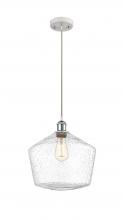  516-1P-WPC-G654-12 - Cindyrella - 1 Light - 12 inch - White Polished Chrome - Cord hung - Mini Pendant