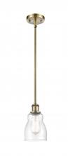  516-1S-AB-G394 - Ellery - 1 Light - 5 inch - Antique Brass - Mini Pendant