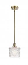  516-1S-AB-G402 - Niagara - 1 Light - 7 inch - Antique Brass - Mini Pendant