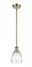  516-1S-AB-G442 - Brookfield - 1 Light - 6 inch - Antique Brass - Mini Pendant