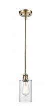  516-1S-AB-G802 - Clymer - 1 Light - 4 inch - Antique Brass - Mini Pendant