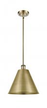  516-1S-AB-MBC-12-AB-LED - Berkshire - 1 Light - 12 inch - Antique Brass - Pendant