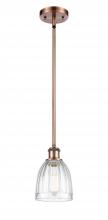  516-1S-AC-G442 - Brookfield - 1 Light - 6 inch - Antique Copper - Mini Pendant