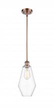  516-1S-AC-G652-7 - Cindyrella - 1 Light - 7 inch - Antique Copper - Mini Pendant