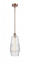  516-1S-AC-G684-7 - Windham - 1 Light - 7 inch - Antique Copper - Mini Pendant