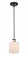  516-1S-BAB-G111 - Cobbleskill - 1 Light - 5 inch - Black Antique Brass - Mini Pendant