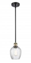  516-1S-BAB-G292 - Salina - 1 Light - 6 inch - Black Antique Brass - Mini Pendant