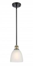  516-1S-BAB-G381 - Castile - 1 Light - 6 inch - Black Antique Brass - Mini Pendant