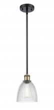  516-1S-BAB-G382 - Castile - 1 Light - 6 inch - Black Antique Brass - Mini Pendant