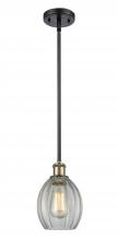  516-1S-BAB-G82 - Eaton - 1 Light - 6 inch - Black Antique Brass - Mini Pendant