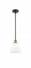  516-1S-BAB-GBD-751 - Bristol - 1 Light - 8 inch - Black Antique Brass - Mini Pendant